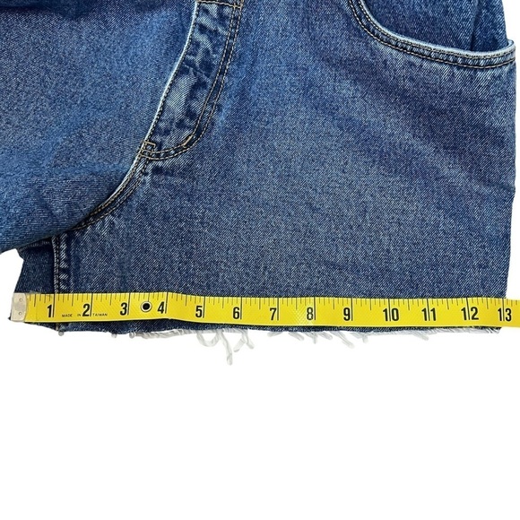 VINTAGE Jean Shorts Lawman Western High Waist Cut Offs Rodeo Cowgirl Ranch 15 - Picture 13 of 14